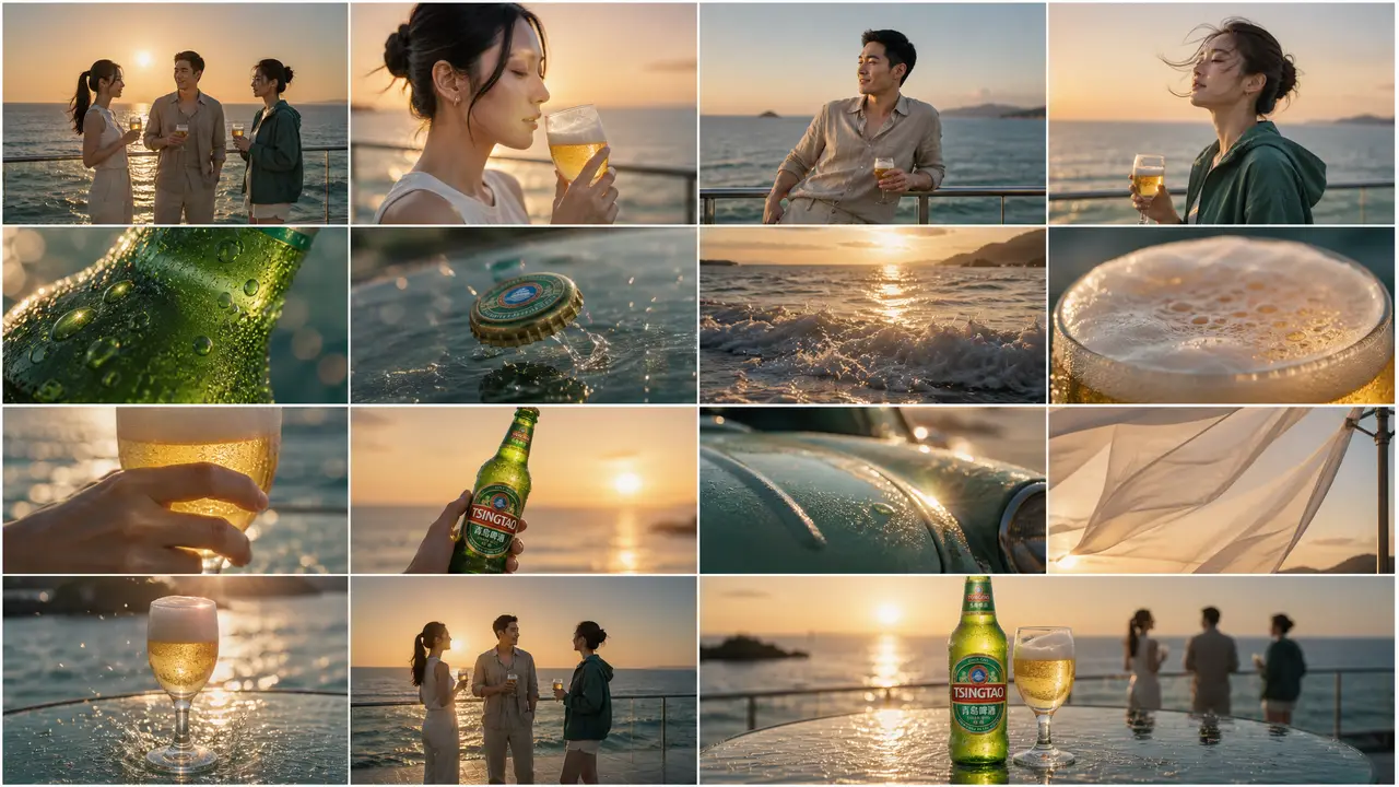 如果青岛啤酒拍一支高级夏日广告｜图片节点 4