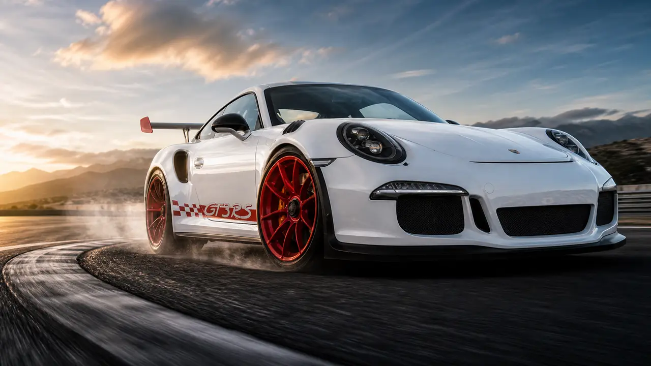 4K Porsche 991 GT3 RS 汽车广告片视觉｜图片节点 8 - 副本