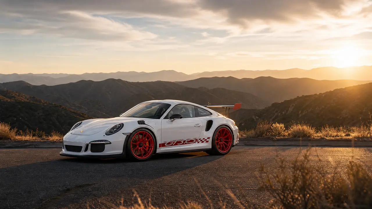 4K Porsche 991 GT3 RS 汽车广告片视觉｜图片节点 8 - 副本