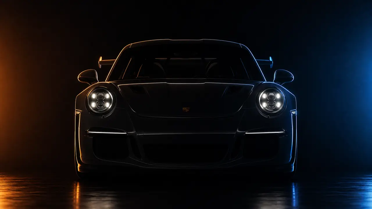 4K Porsche 991 GT3 RS 汽车广告片视觉｜图片节点 8 - 副本