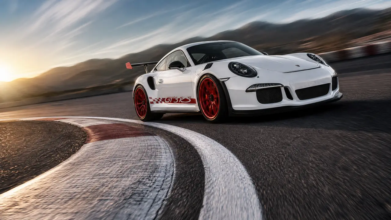 4K Porsche 991 GT3 RS 汽车广告片视觉｜图片节点 8 - 副本