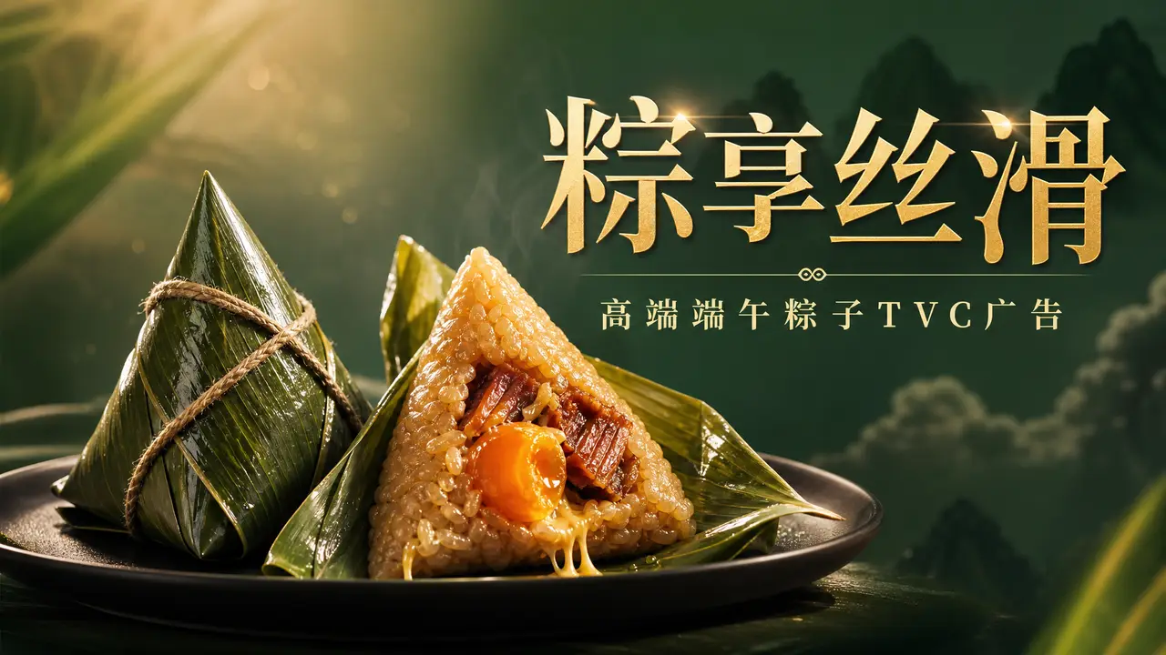 《粽享丝滑》端午粽子食礼TVC广告片|F