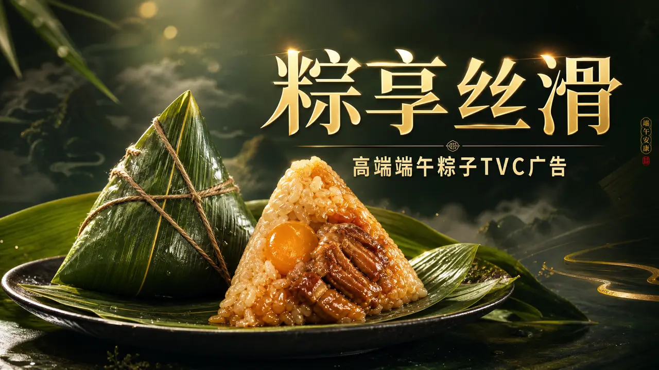 《粽享丝滑》端午粽子食礼TVC广告片|E