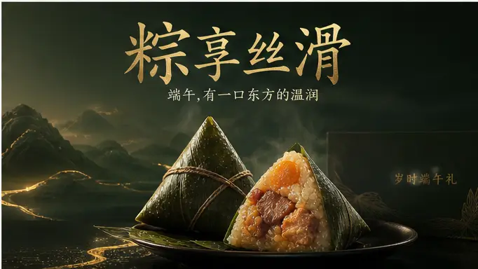 《粽享丝滑》端午粽子食礼TVC广告片|宫格分镜 3-3