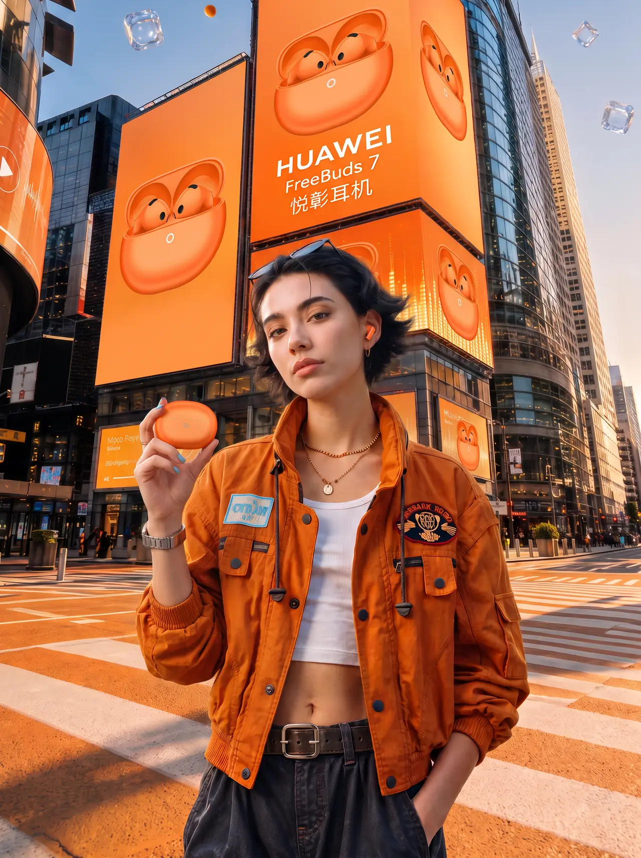 华为降噪耳机广告片｜图片节点 2