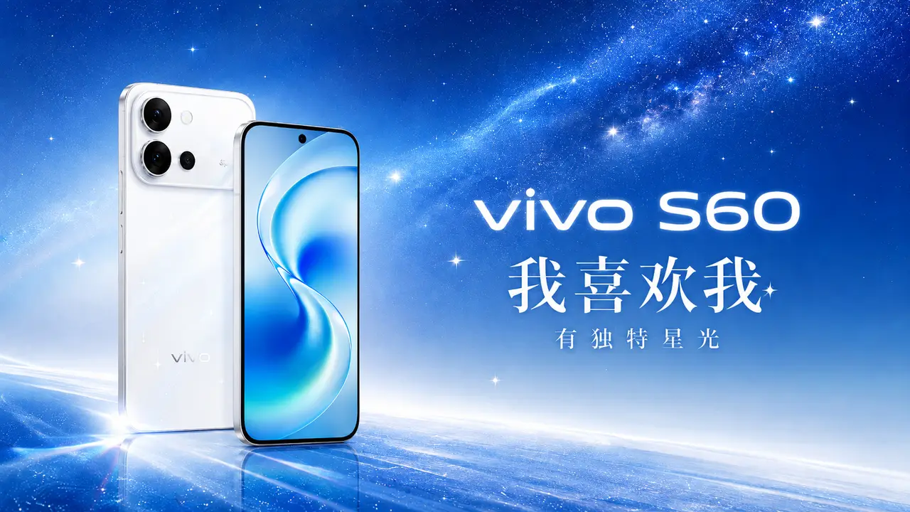 vivo S60 我喜欢我,有独特星光