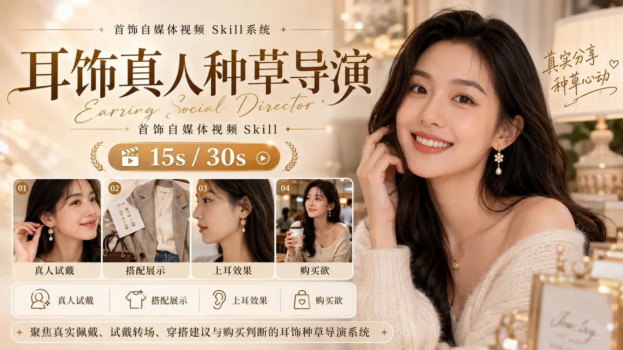 星猫不对称耳饰 真人种草