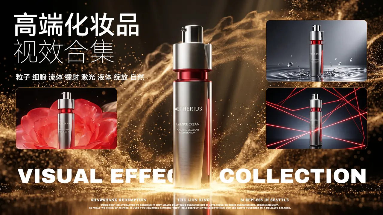 化妆品视效合集·超清高端商业大片
