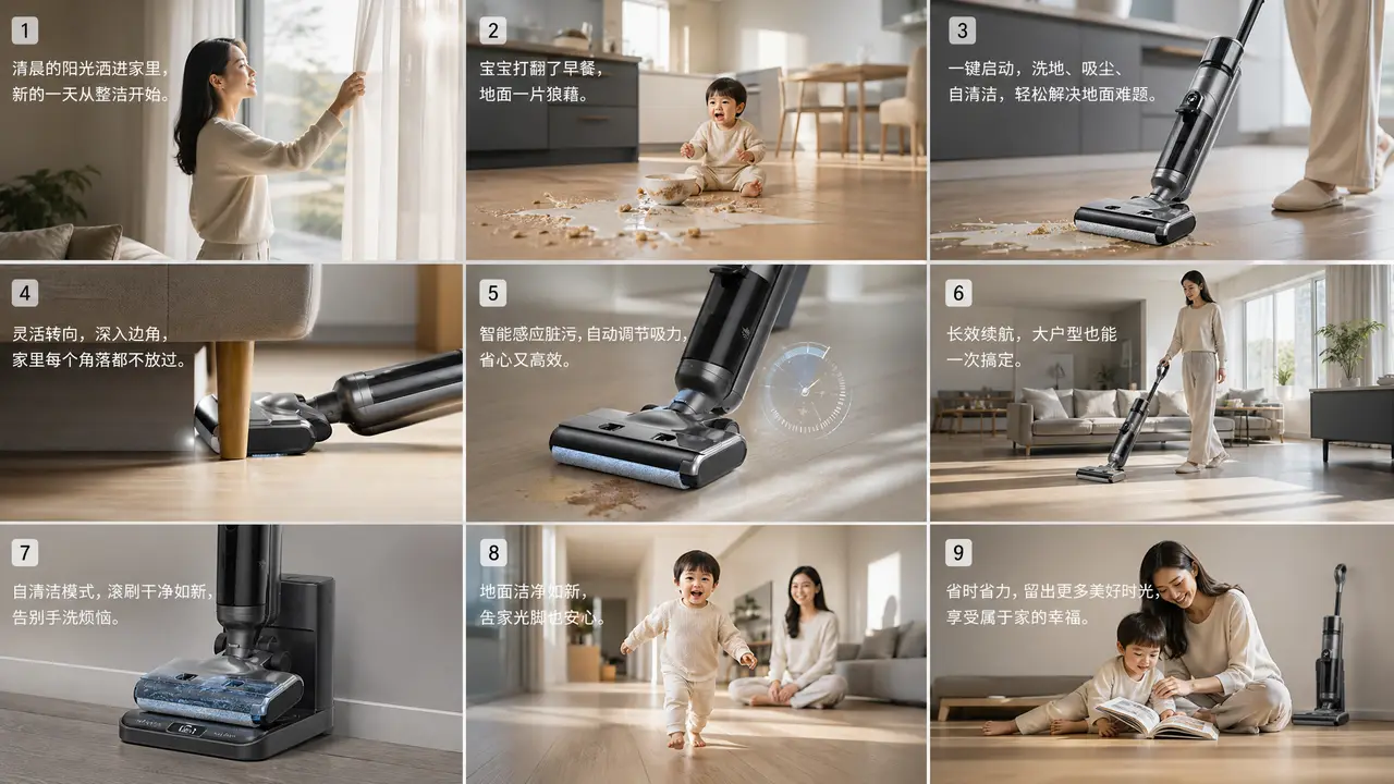 快速生成家电智能洗地机TVC｜图片节点 3 - 副本