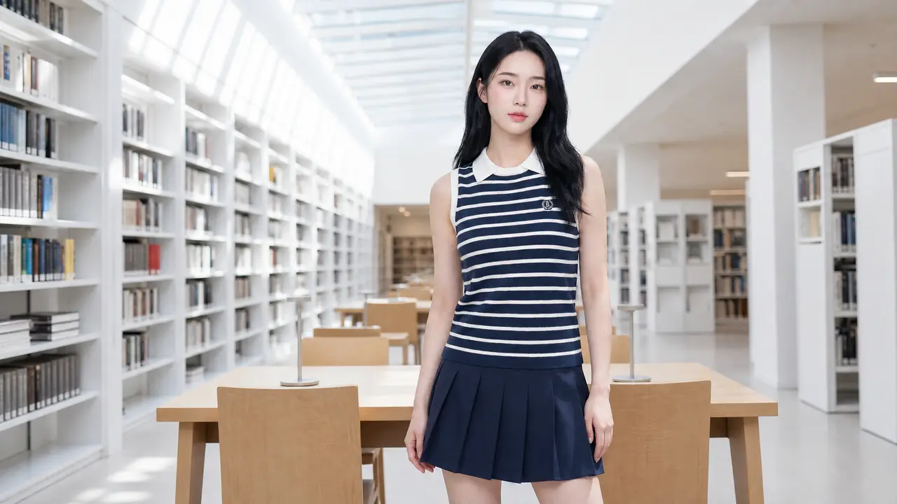 电商夏季英伦学院风女装产品广告MV｜图片节点 15 - 副本