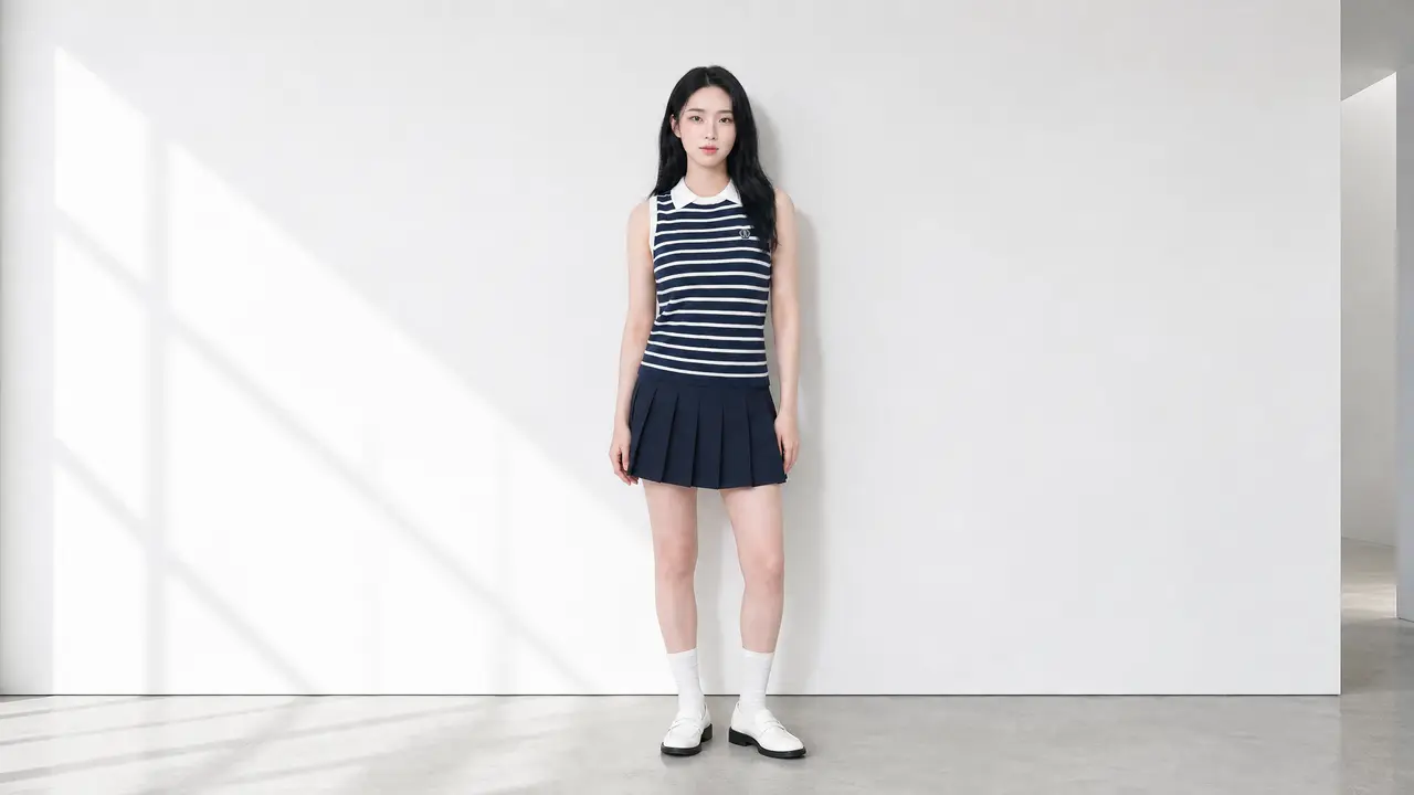 电商夏季英伦学院风女装产品广告MV｜图片节点 15 - 副本