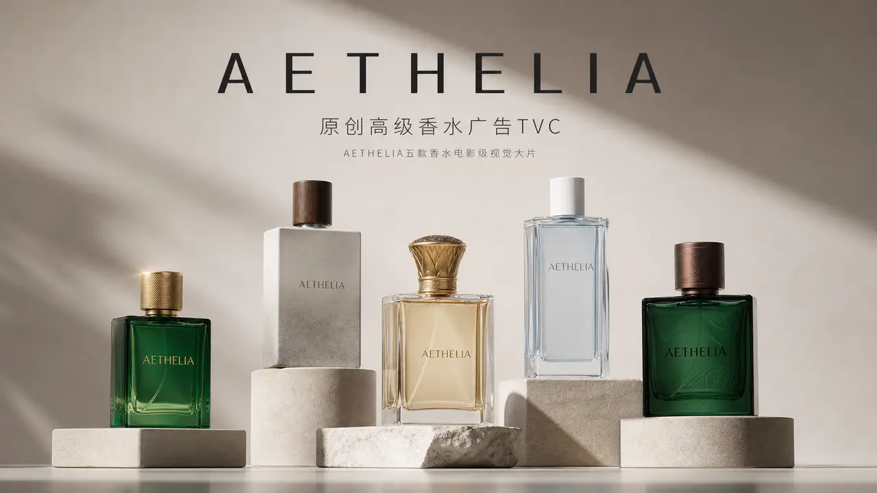 原创高级香水广告TVC｜AETHELIA五款香水电影级视觉大片