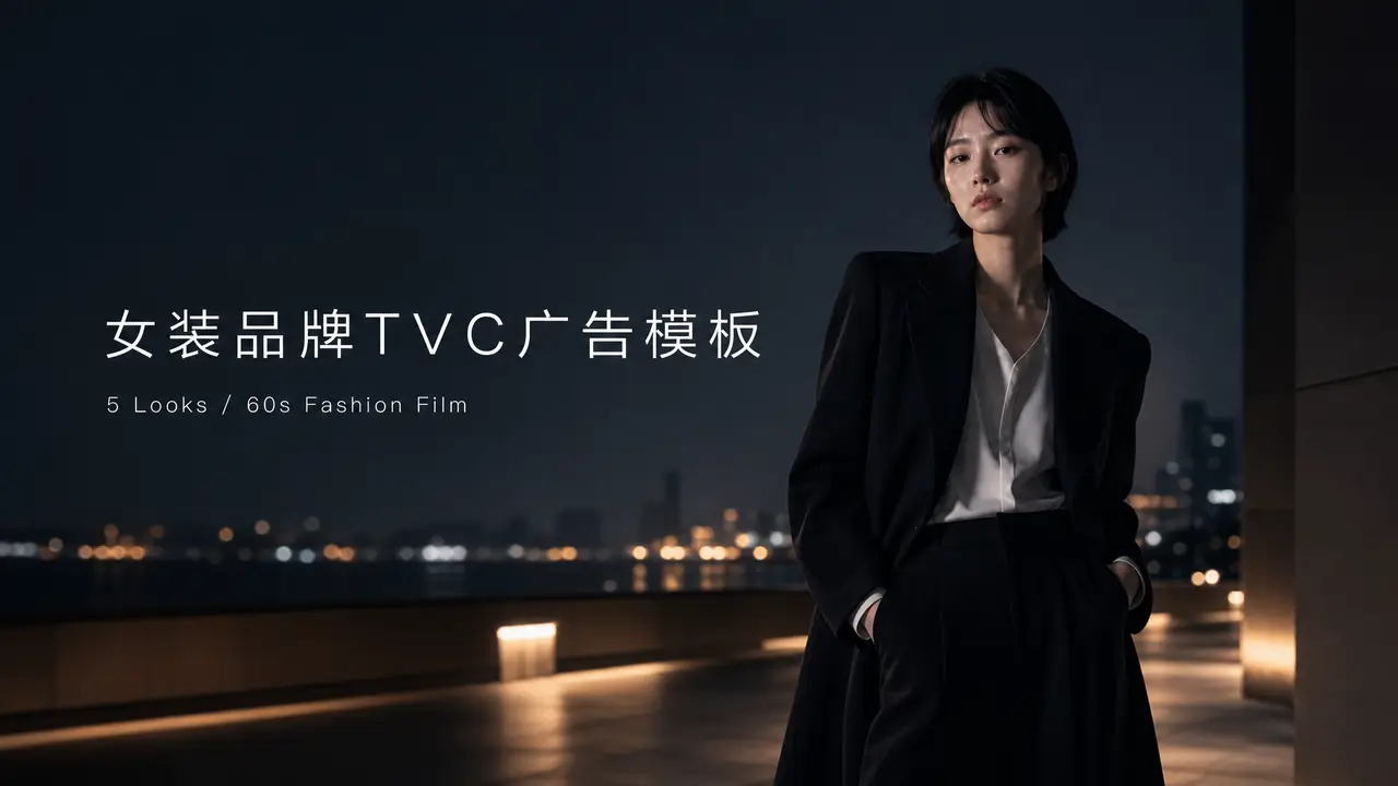 女性时尚服饰TVC广告模板丨服装潮流穿搭｜图片节点 13 - 副本