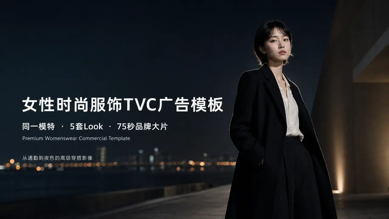 女性时尚服饰TVC广告模板丨服装潮流穿搭｜图片节点 13 - 副本