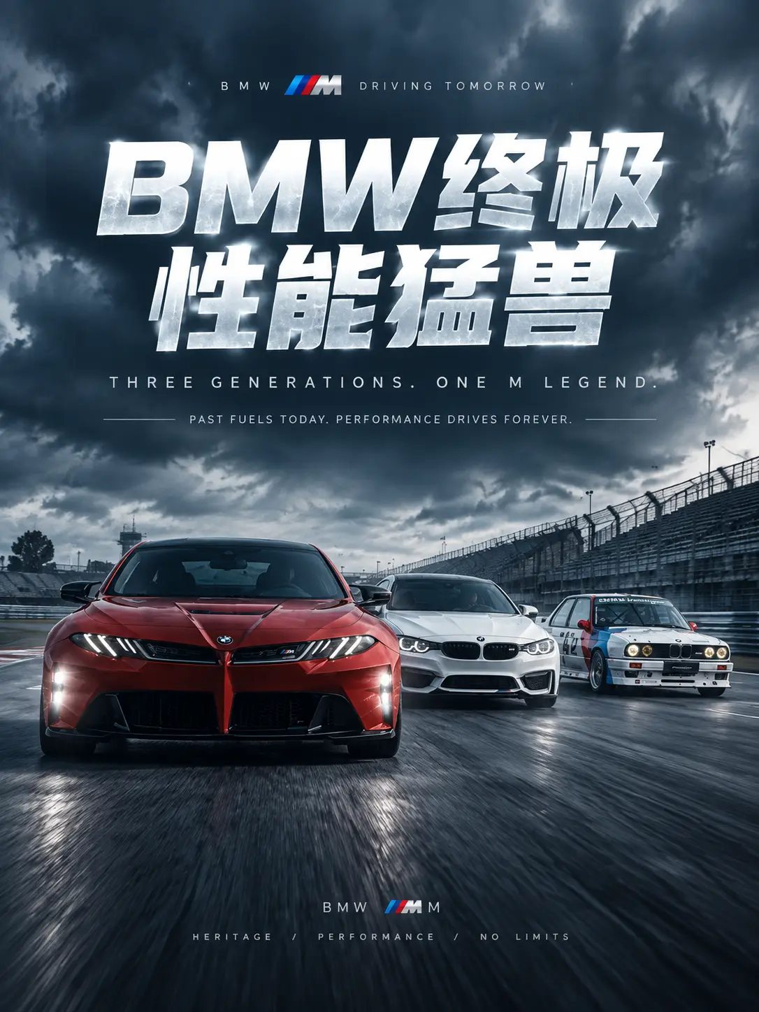 “没了汽油，M4 还剩什么？”｜BMW 纯电M4 TVC 封面 3:4