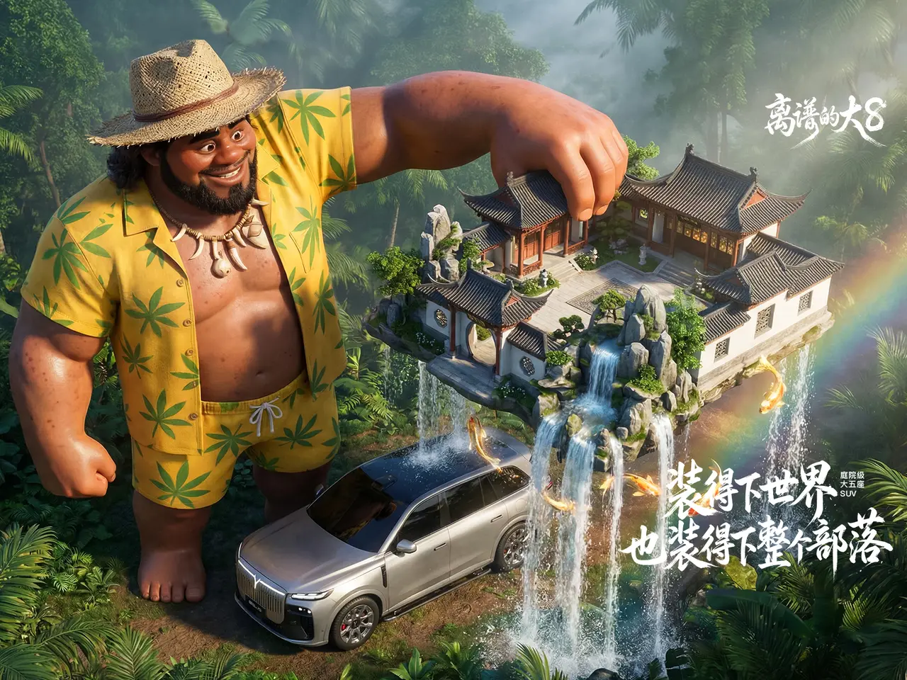 《装得下世界,也装得下你的部落》——岚图创意广告