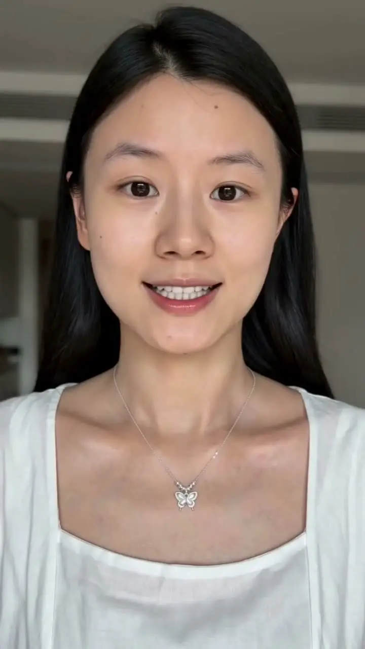 蝴蝶项链真人种草｜蝴蝶项链真人种草15s