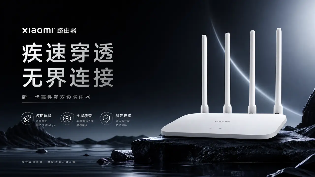 一键生成路由器数码科技产品类模板｜图片节点 8