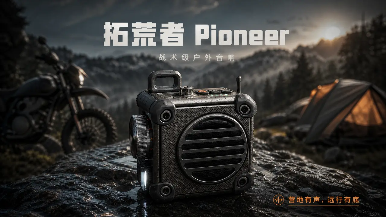 《拓荒者 Pioneer》原创战术级户外音响TVC广告｜图片节点 2 - 副本