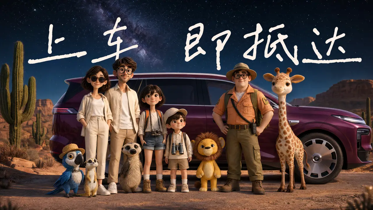 汽车创意短片:上车,即抵达