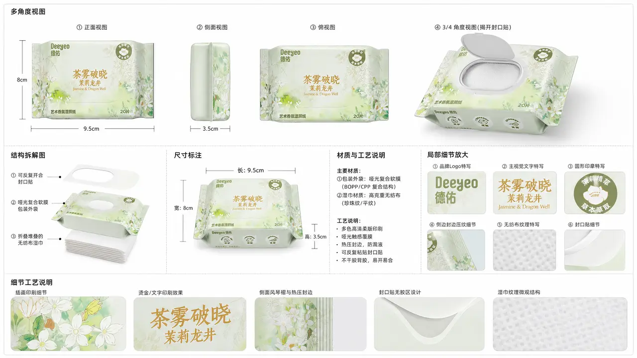 德佑清凉小毛巾|产品设定图