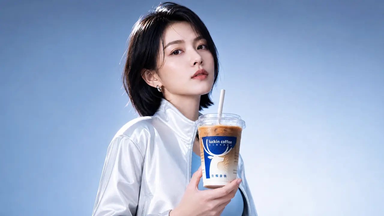 瑞幸咖啡清爽冰夏饮品电商产品广告｜图片节点 12 - 副本