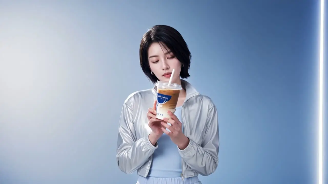 瑞幸咖啡清爽冰夏饮品电商产品广告｜视频节点 2 - 副本