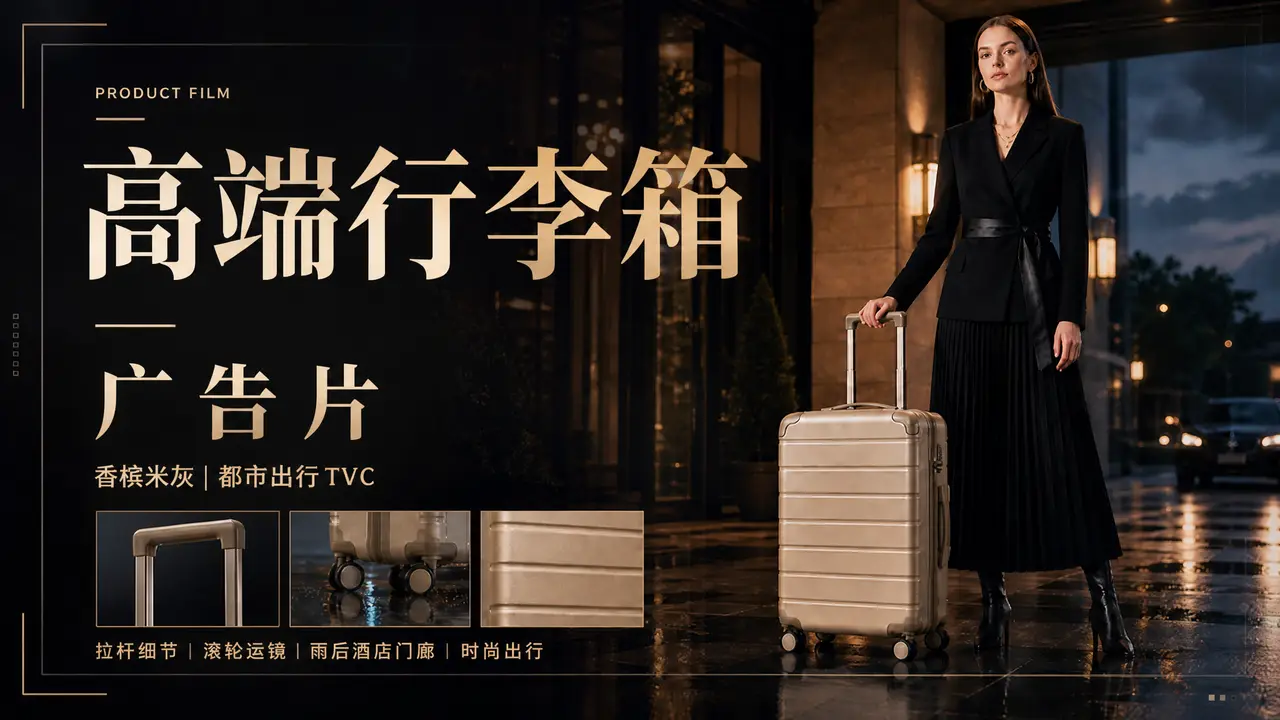 高端行李箱广告片丨时尚出行TVC｜图片节点 2 - 副本