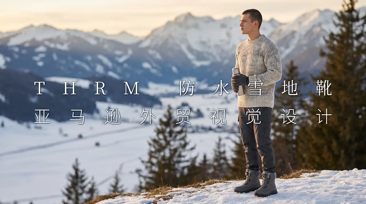 防水雪地靴-亚马逊视觉设计