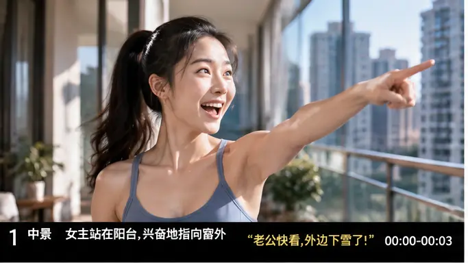 搞笑洗发水TVC广告｜宫格分镜 1-1