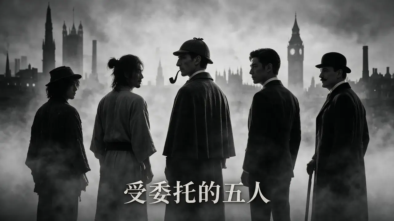 AI制作5大侦探集结预告!《受委托的五人》!