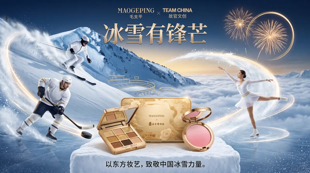 美妆产品冰雪TVC广告