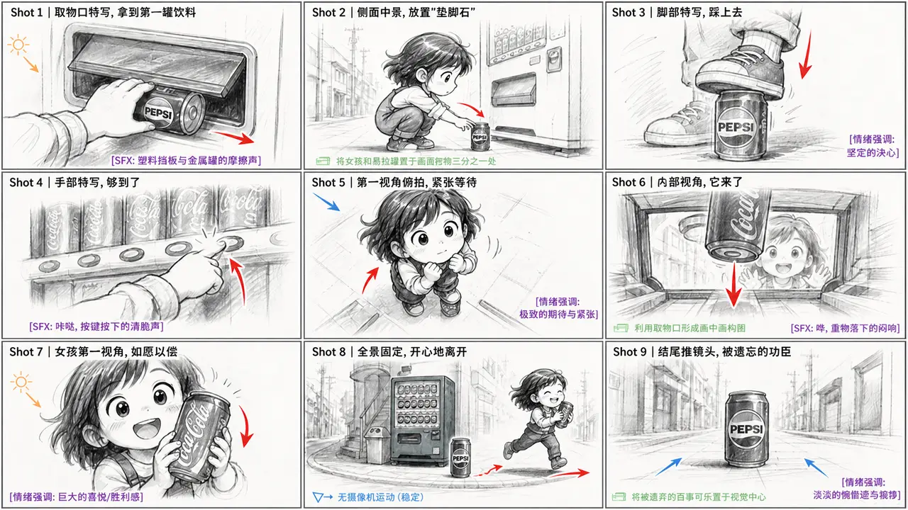 AIGC翻拍经典可口可乐广告｜图片节点 7