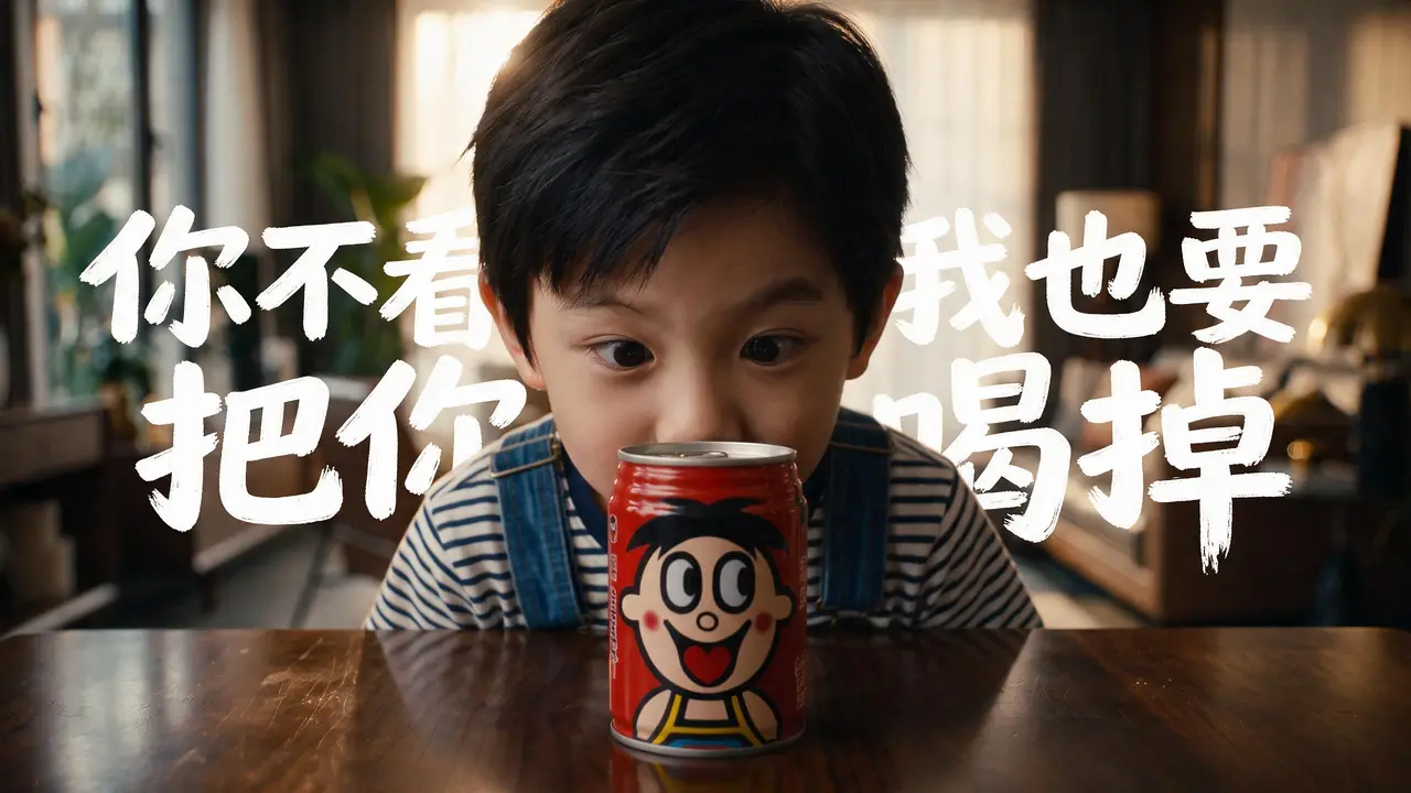 你不看我我也要把你喝掉