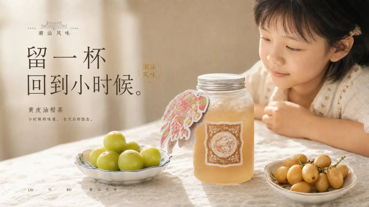 霸王茶姬油柑新品tvc广告