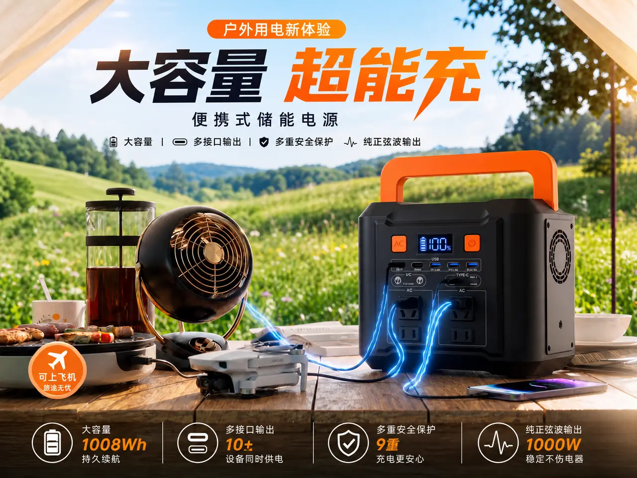移动电源 I 户外储能电池｜图片节点 22