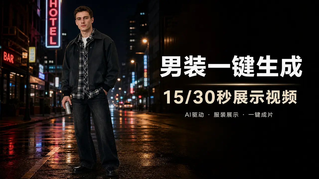 男装skill视频带货一键出