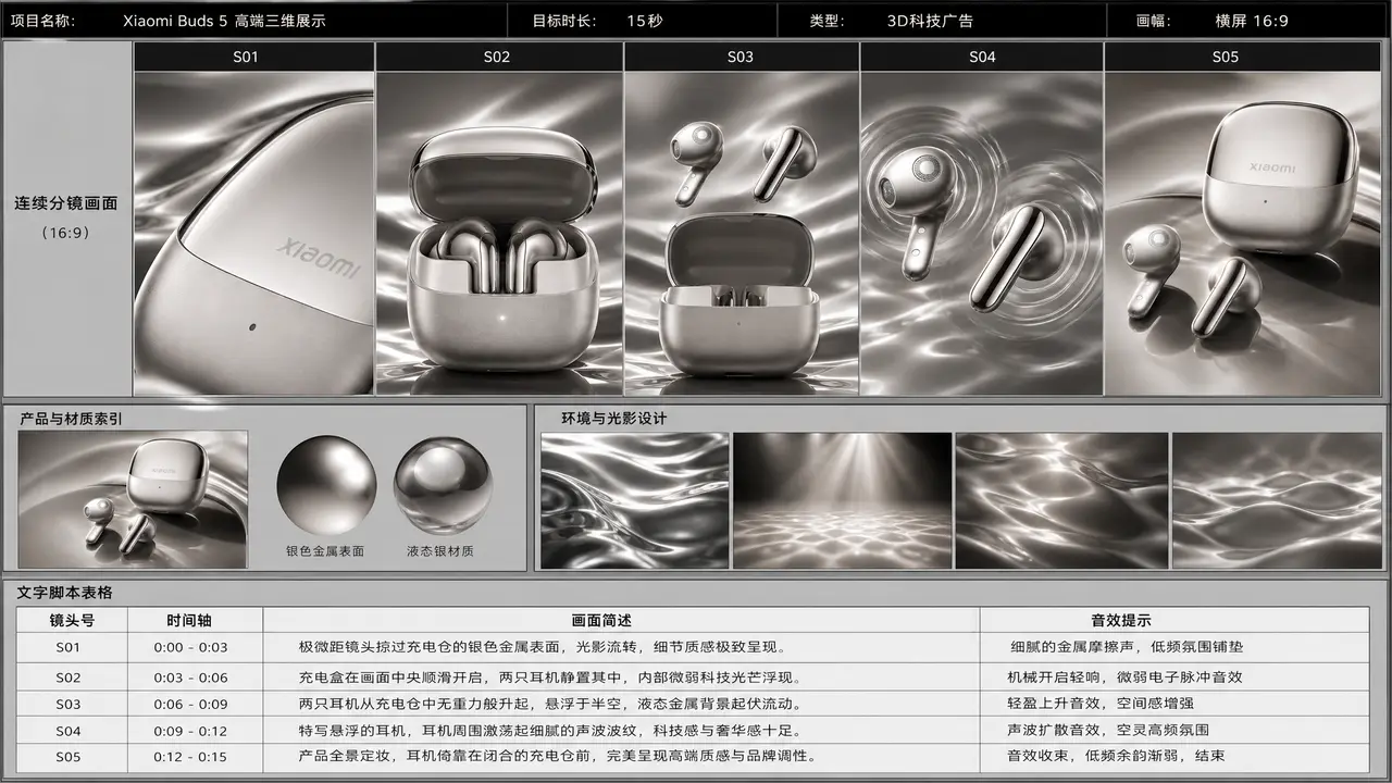 一键生成耳机数码科技产品类模板｜图片节点 8