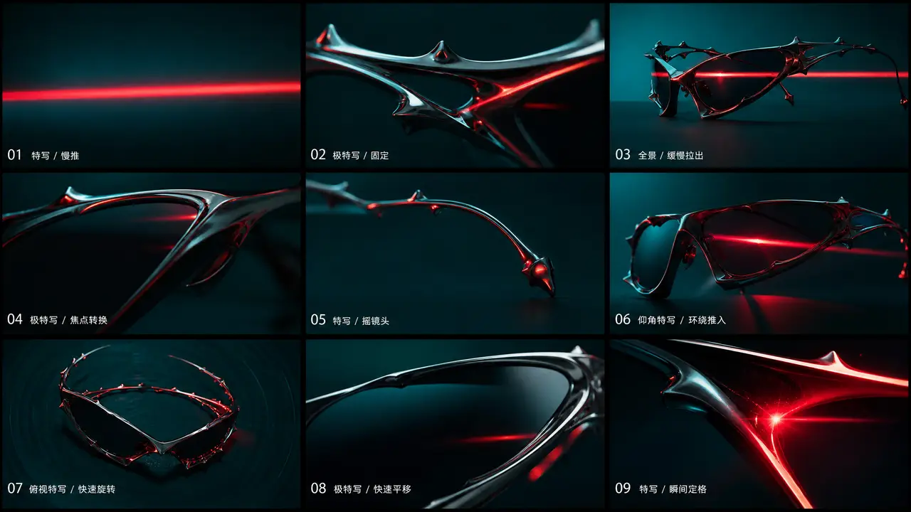 轻奢眼镜产品TVC｜图片节点 11