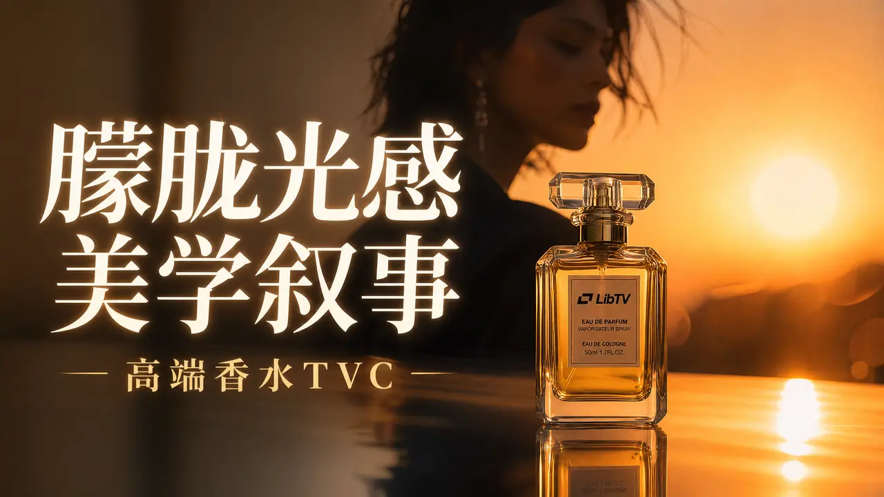 朦胧光感美学叙事|高端香水TVC