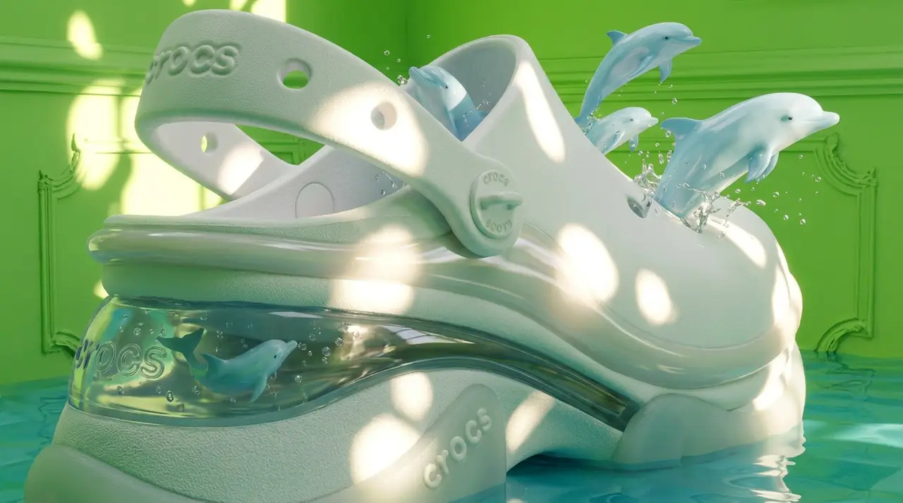被小海豚🐬带往梦核世界crocs TVC｜图片节点 3