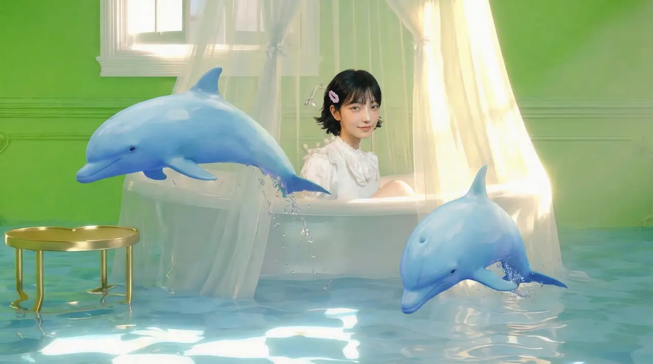 被小海豚🐬带往梦核世界crocs TVC｜图片节点 4