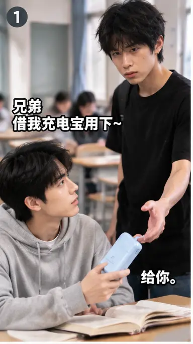 充电宝创意广告｜宫格分镜 1-1