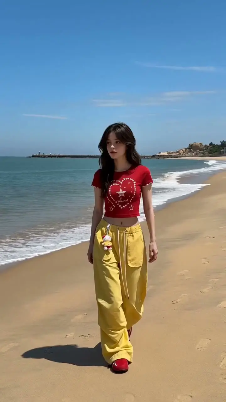 女装活力视频带货｜东山岛旅游服装展示视频