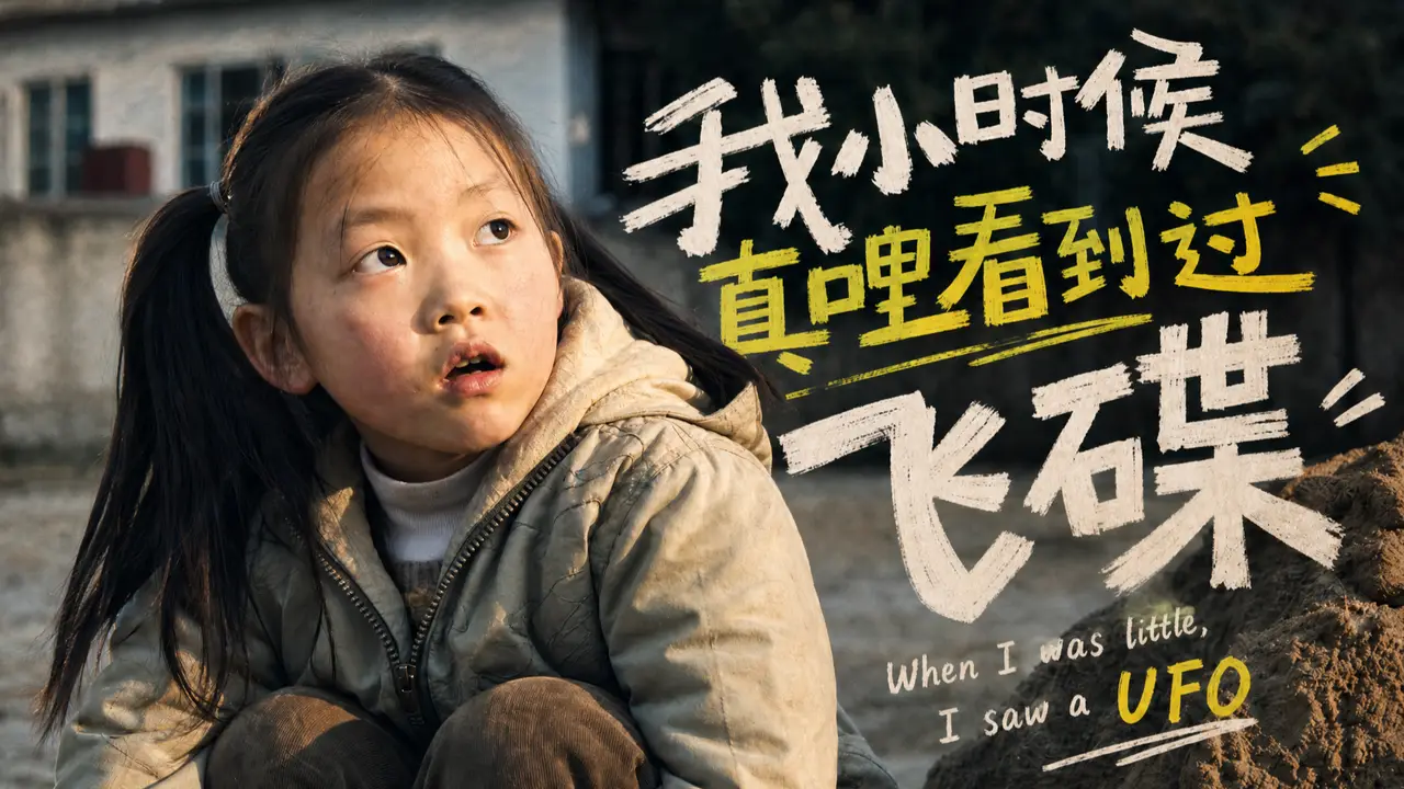 我小时候见过飞碟 | 用AI回了趟2004年的四川老家