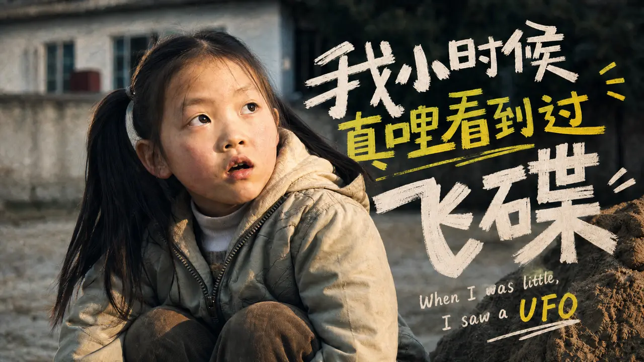 我小时候见过飞碟 | 用AI回了趟2004年的四川老家｜图片节点 7