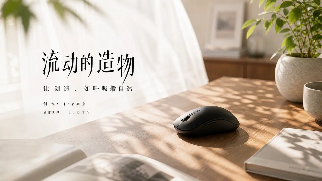 《流动的造物》人体工学鼠标TVC广告｜图片节点 29
