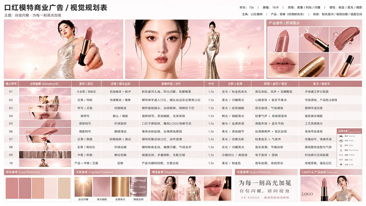口红广告商业大片模板｜图片节点 4