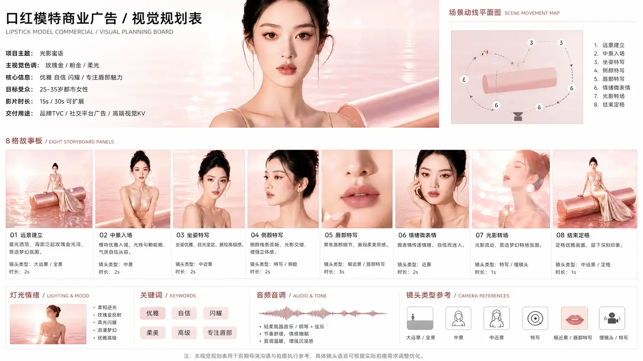 口红广告商业大片模板｜图片节点 27