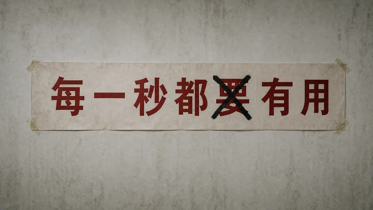 每一秒都有用